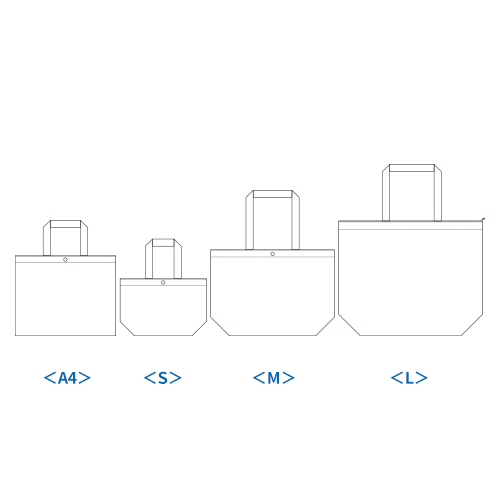 フェルトバッグ A４ヨコ