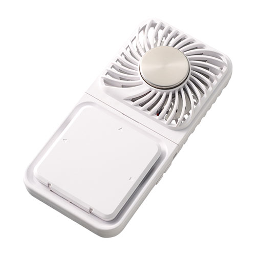 スマホスタンド付冷却プレートUSBファン