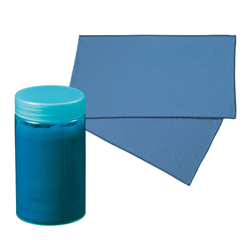 ヒンヤリUVガード ボトル入クールタオル