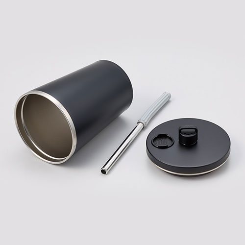 ストロー付ステンレスサーモタンブラー370ml