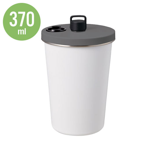 ストロー付ステンレスサーモタンブラー370ml