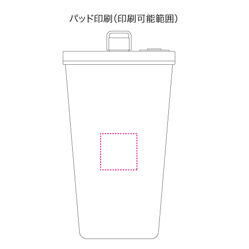 ストロー付ステンレスサーモタンブラー470ml