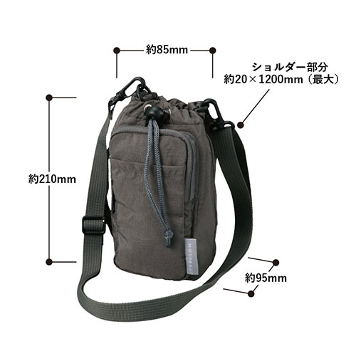 MOTTERUクーラーボトルホルダーサコッシュ