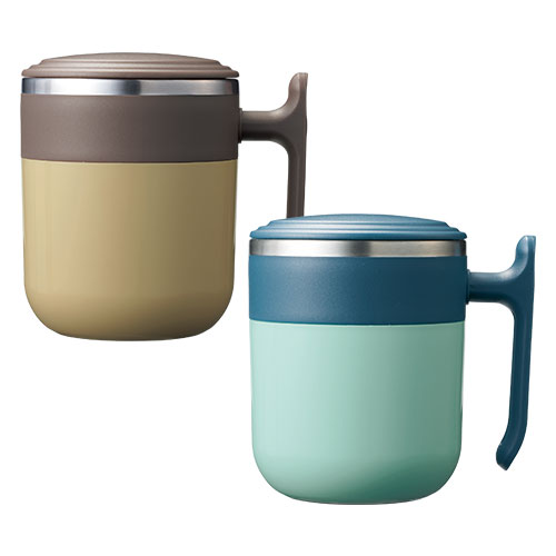 フタ付ダブルウォールステンレスマグ