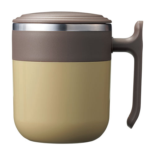 フタ付ダブルウォールステンレスマグ