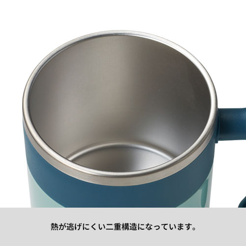 フタ付ダブルウォールステンレスマグ