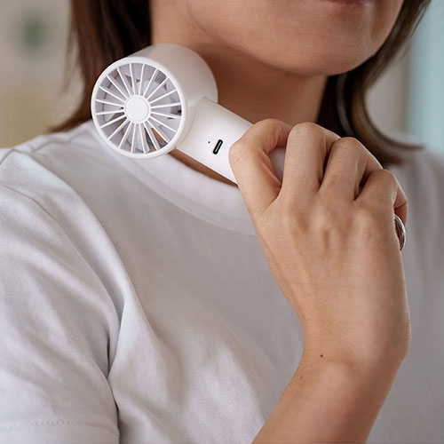 カラビナ付冷却プレートファン