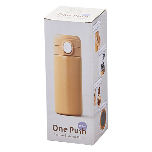 ワンプッシュ　真空保冷温ボトル300ml