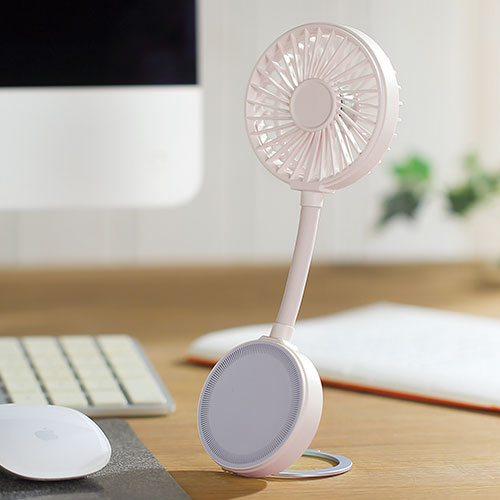 マグネット対応充電式フレキシブルアームファン