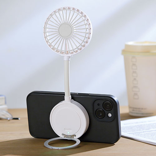 マグネット対応充電式フレキシブルアームファン