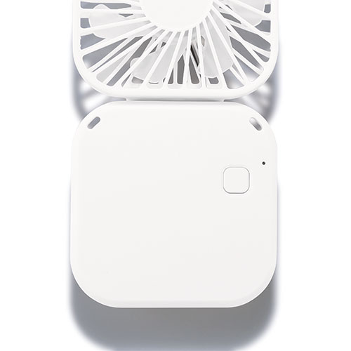 充電式3WAY折りたたみハンディファン(ネックストラップ付き)
