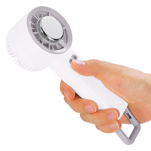 ペルチェ2WAYハンディファン（カラビナ付き）