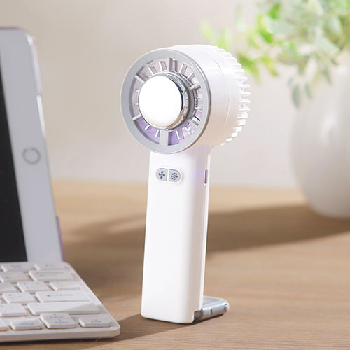 ペルチェ2WAYハンディファン（カラビナ付き）