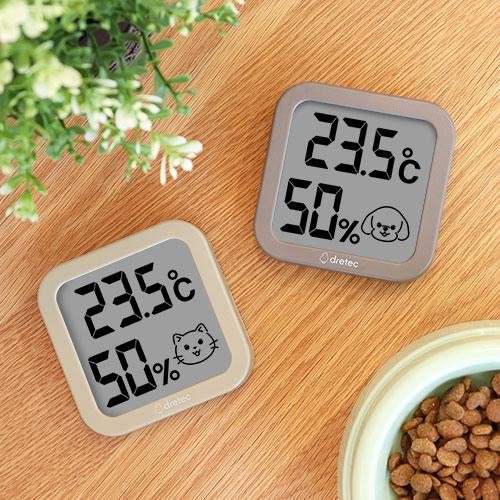 dretec ちょうどイイがわかる ここちイーニャン｜ネコちゃんのための温湿度計