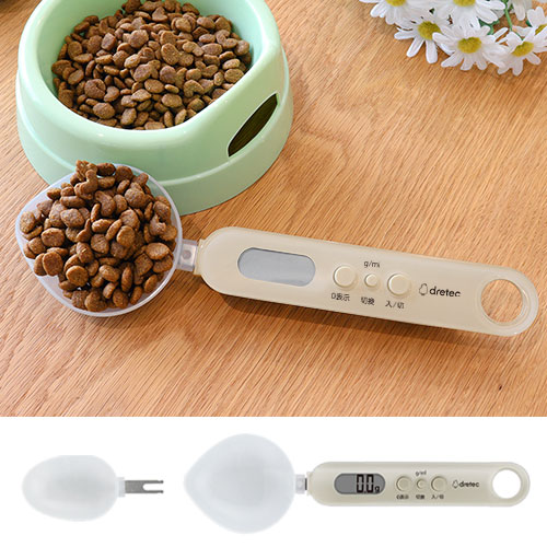 dretec ちょうどイイがわかる イーさじカゲン|ペット用デジタル計量スプーン