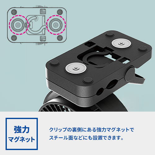 dretec ぴかぴかクリップファン