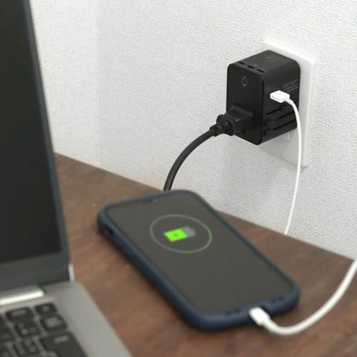 dretec PD45W対応 海外用マルチ変換プラグ