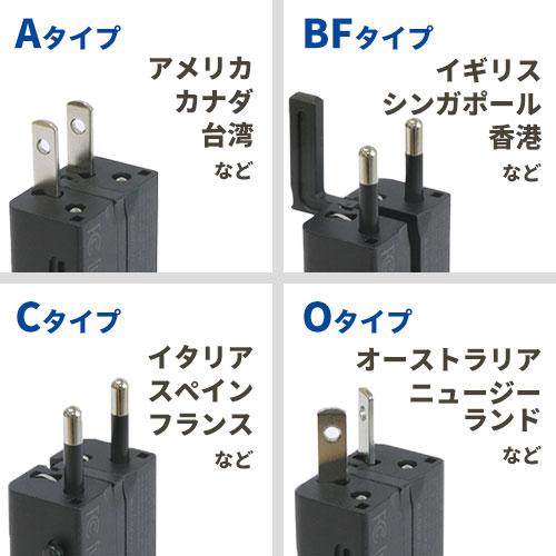 dretec PD25W対応 海外用USBアダプター