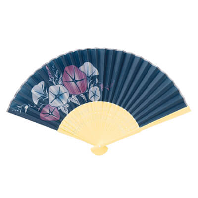 扇子／あさがお