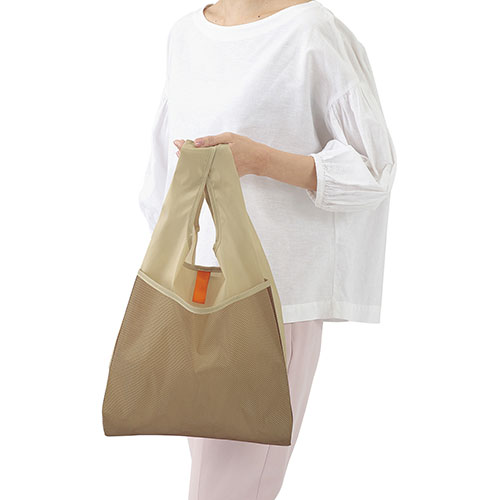 ミーロ／メッシュポケットエコバッグ