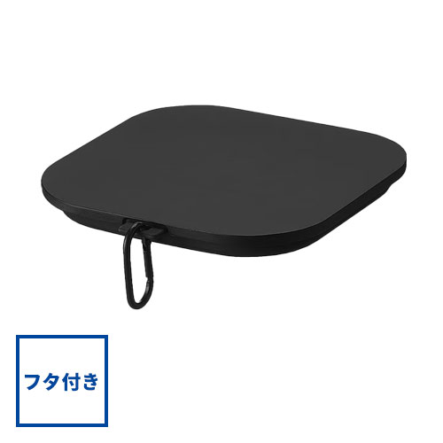 山崎実業 Yamazaki 蓋付き折り畳みペットフードボウル ヌークス L
