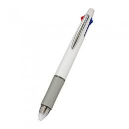 ML02-769WH シャーペン付3色＋1ボールペン ホワイト