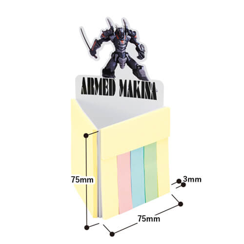 カスタムデザイン付箋　スタンドポップ　ダブル