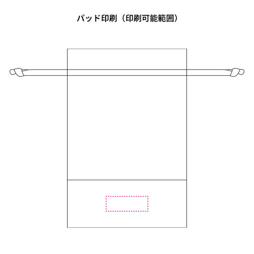 ルルクレール・サテンオーロラギフト巾着