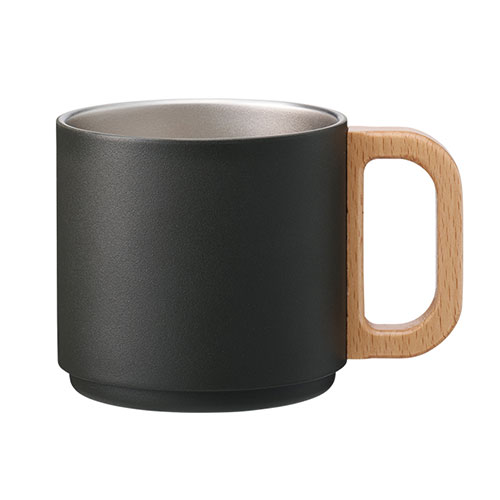 木製ハンドルサーモスタッキングマグ350ml