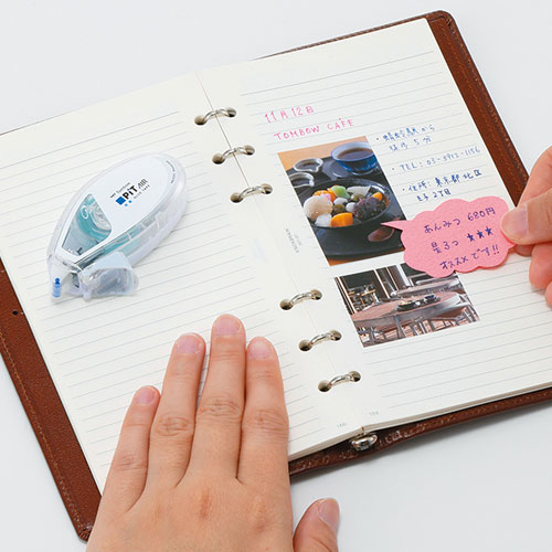 トンボ鉛筆 テープのり ピットエアーミニ使いきりタイプ 名入れ専用