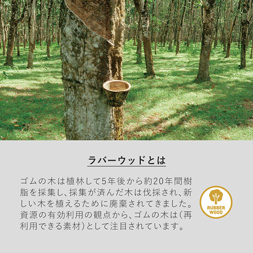 ラバーウッドコーナーフォトスタンド
