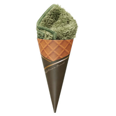 リッチチョコ　ソフトクリームタオル