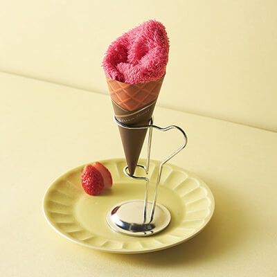 リッチチョコ　ソフトクリームタオル