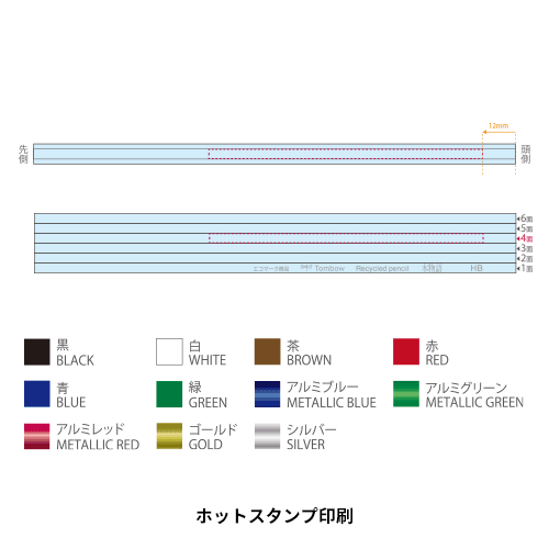 トンボ鉛筆 木物語（リサイクル鉛筆）