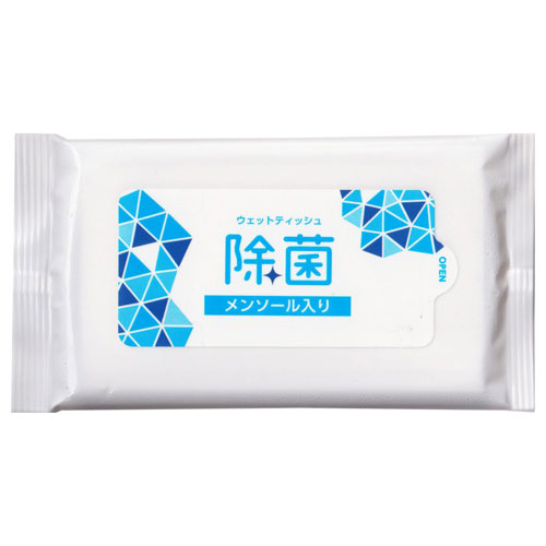 メンソール入り除菌ウェット 10枚入