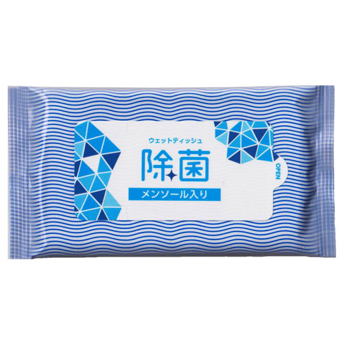 メンソール入り除菌ウェット 10枚入