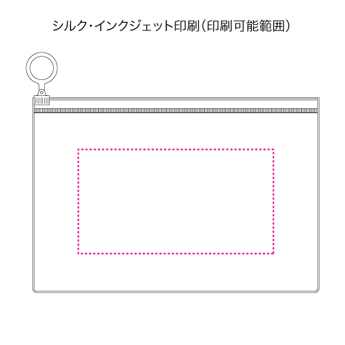 オーロラPVCポーチ(M)
