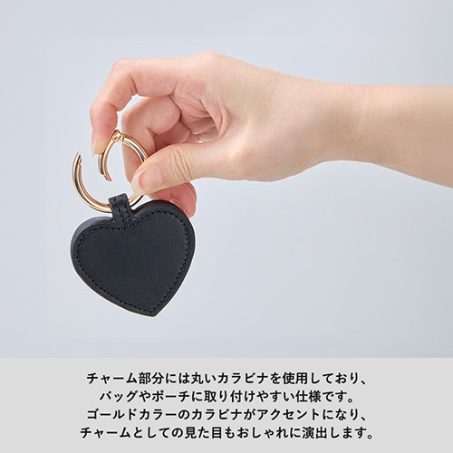 合皮マグネットチャーム　ラウンド
