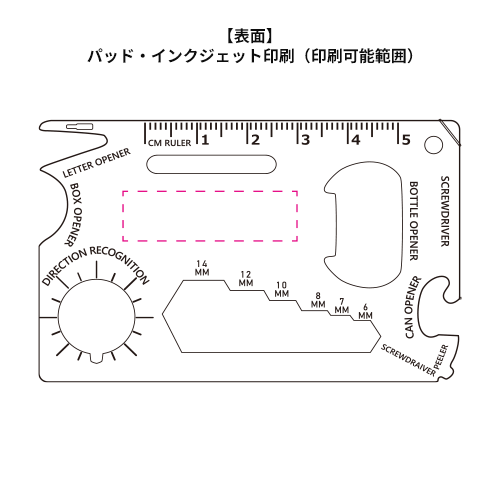 マルチカードツール(アルミケース入)