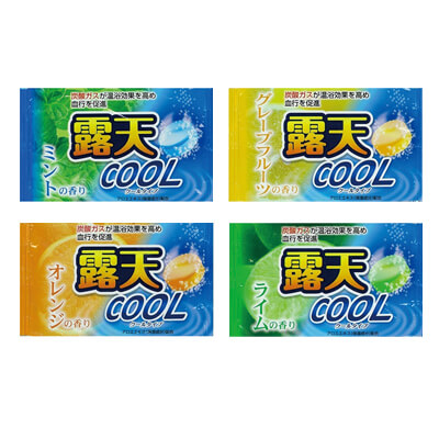 薬用発泡入浴剤　露天クール40g 1個