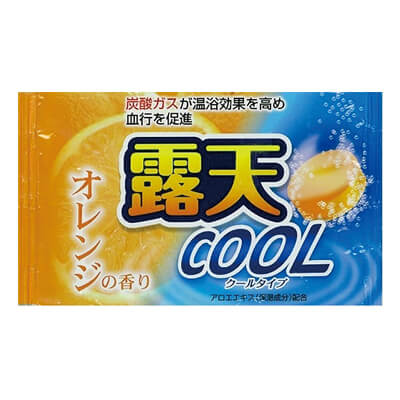 薬用発泡入浴剤　露天クール40g 1個