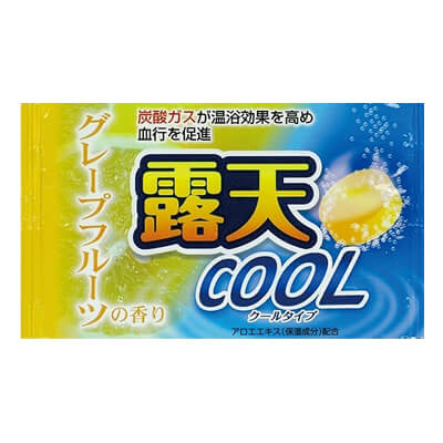 薬用発泡入浴剤　露天クール40g 1個