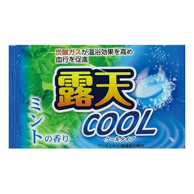 薬用発泡入浴剤　露天クール40g 1個