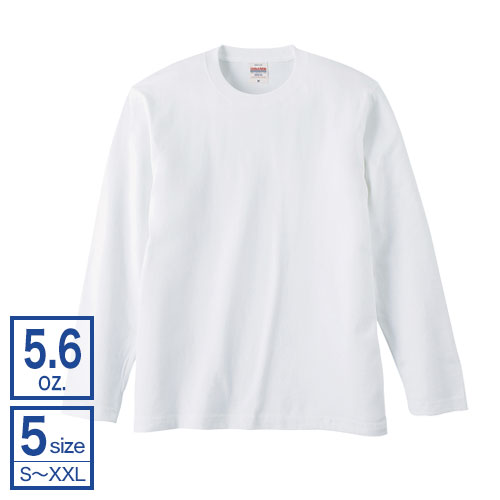 5.6オンス ロングスリーブ Tシャツ