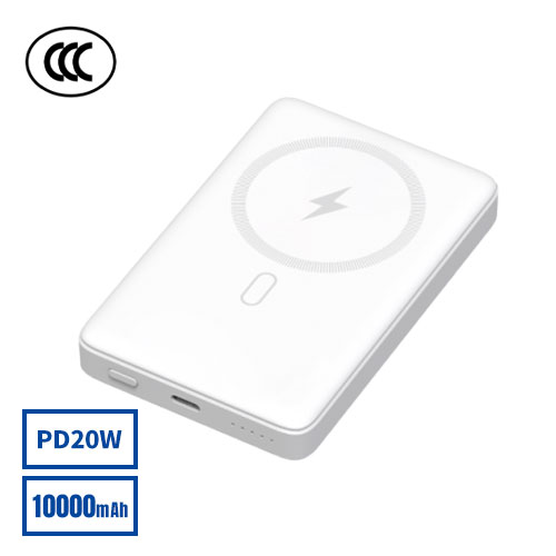 HIDISC ワイヤレス充電・PD20W対応 モバイルバッテリー 10000mAh