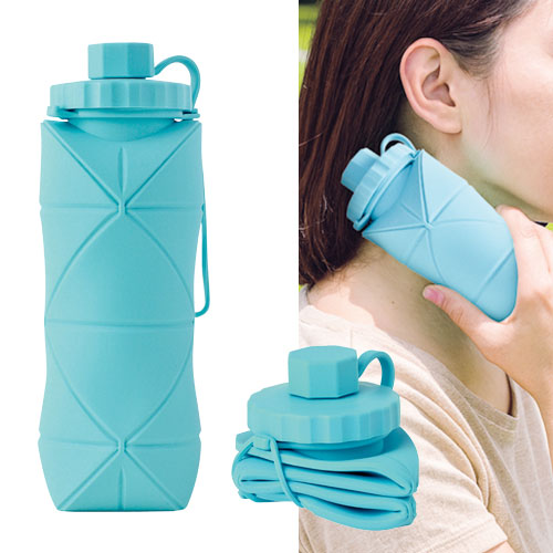 折りたたみシリコンボトル600ml