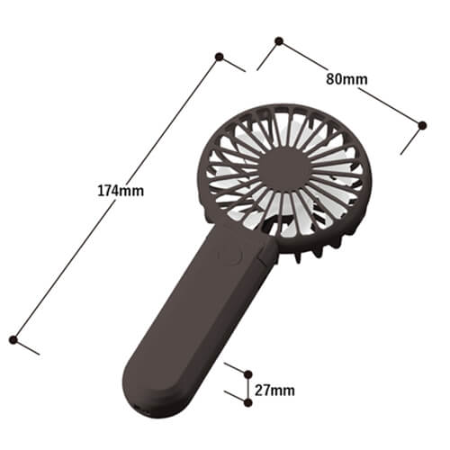 折りたたみハンディUSBファン