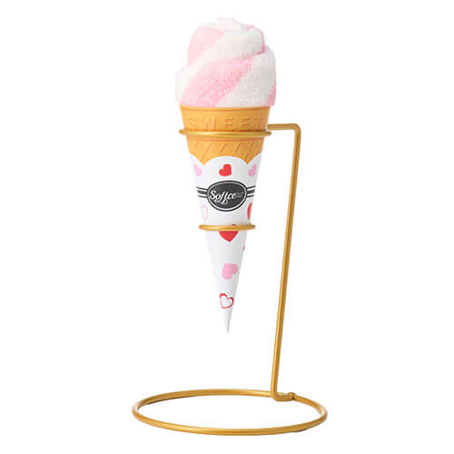 まるでソフトクリームなミニタオル１枚