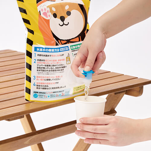 わんわん！レスキュー隊長のコック付き給水タンク ３Ｌ