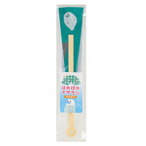 ほのぼのアザラシ 防滴扇子